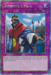 Imperial Order (Quarter Century Secret Rare) #RA03-EN106