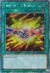 United We Stand (Platinum Secret Rare) #RA03-EN112