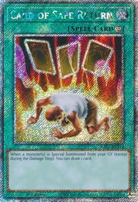 Card of Safe Return (Platinum Secret Rare) #RA03-EN114