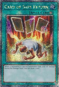 Card of Safe Return (Quarter Century Secret Rare) #RA03-EN114
