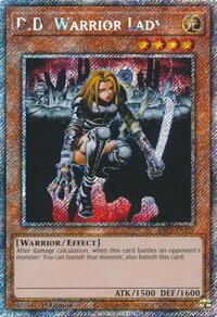 D.D. Warrior Lady (Platinum Secret Rare) #RA03-EN129