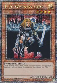 D.D. Warrior Lady (Quarter Century Secret Rare) #RA03-EN129