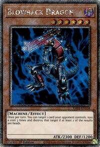 Blowback Dragon (Platinum Secret Rare) #RA03-EN138