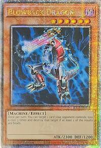 Blowback Dragon (Quarter Century Secret Rare) #RA03-EN138