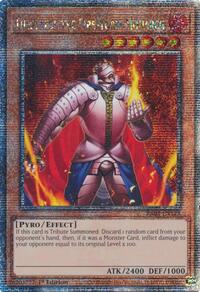 Thestalos the Firestorm Monarch (Quarter Century Secret Rare) #RA03-EN143
