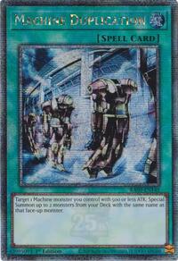 Machine Duplication (Quarter Century Secret Rare) #RA03-EN145