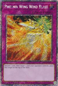 Phoenix Wing Wind Blast (Platinum Secret Rare) #RA03-EN149