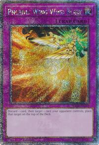 Phoenix Wing Wind Blast (Quarter Century Secret Rare) #RA03-EN149