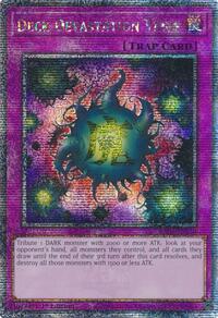 Deck Devastation Virus (Quarter Century Secret Rare) #RA03-EN150