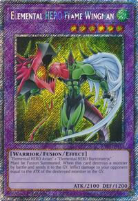 Elemental HERO Flame Wingman (Platinum Secret Rare) #RA03-EN152