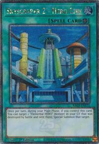 Skyscraper 2 - Hero City (Quarter Century Secret Rare) #RA03-EN175