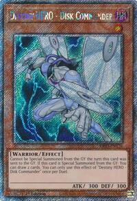 Destiny HERO - Disk Commander (Platinum Secret Rare) #RA03-EN176