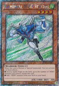 Elemental HERO Stratos (Platinum Secret Rare) #RA03-EN177