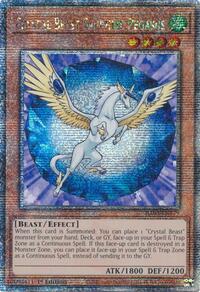 Crystal Beast Sapphire Pegasus (Quarter Century Secret Rare) #RA03-EN179