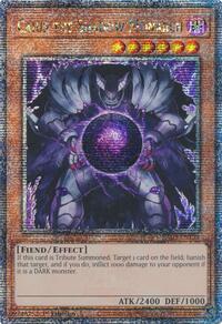 Caius the Shadow Monarch (Quarter Century Secret Rare) #RA03-EN194