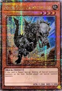 Fossil Dyna Pachycephalo (Quarter Century Secret Rare) #RA03-EN195
