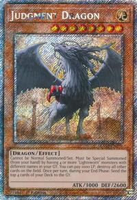 Judgment Dragon (Platinum Secret Rare) #RA03-EN196