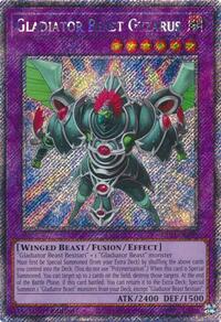 Gladiator Beast Gyzarus (Platinum Secret Rare) #RA03-EN198