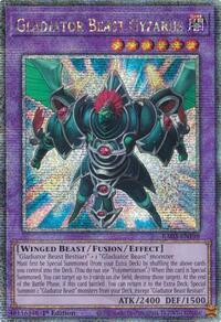 Gladiator Beast Gyzarus (Quarter Century Secret Rare) #RA03-EN198