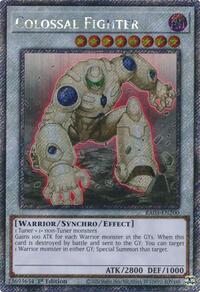 Colossal Fighter (Platinum Secret Rare) #RA03-EN200