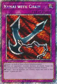 Kunai with Chain (Platinum Secret Rare) #RA03-EN204