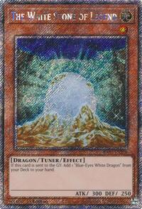 The White Stone of Legend (Platinum Secret Rare) #RA03-EN208