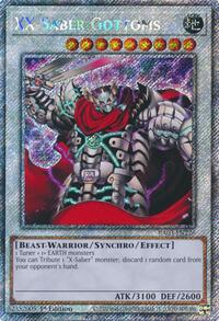 XX-Saber Gottoms (Platinum Secret Rare) #RA03-EN226