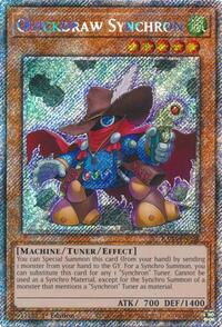 Quickdraw Synchron (Platinum Secret Rare) #RA03-EN228