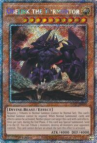Obelisk the Tormentor (Platinum Secret Rare) #RA03-EN230