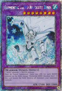 Elemental HERO Absolute Zero (Platinum Secret Rare) #RA03-EN231