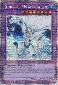 Elemental HERO Absolute Zero (Quarter Century Secret Rare) #RA03-EN231