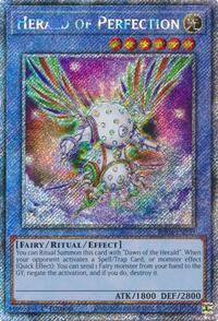 Herald of Perfection (Platinum Secret Rare) #RA03-EN237