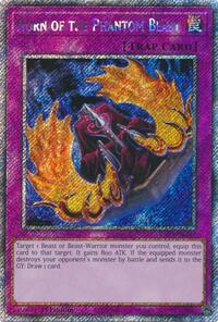 Horn of the Phantom Beast (Platinum Secret Rare) #RA03-EN241