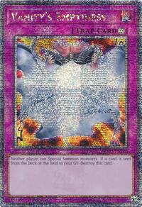 Vanity's Emptiness (Quarter Century Secret Rare) #RA03-EN246