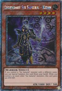 Legendary Six Samurai - Kizan (Platinum Secret Rare) #RA03-EN249