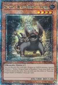 Reactan, Dragon Ruler of Pebbles (Quarter Century Secret Rare) #RA03-EN254