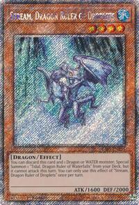 Stream, Dragon Ruler of Droplets (Platinum Secret Rare) #RA03-EN255