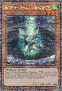 Lightning, Dragon Ruler of Drafts (Quarter Century Secret Rare) #RA03-EN257
