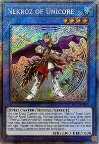 Nekroz of Unicore (Platinum Secret Rare) #RA03-EN262