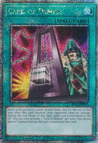Card of Demise (Quarter Century Secret Rare) #RA03-EN265
