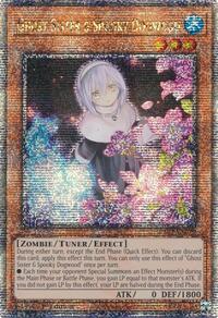 Ghost Sister & Spooky Dogwood (Alternate Art) (Quarter Century Secret Rare) #RA03-EN020