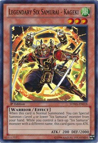 Legendary Six Samurai - Kageki #SDWA-EN018