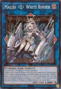 Maliss Q White Binder #CRBR-EN019