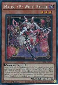 Maliss P White Rabbit (CR) #CRBR-EN015
