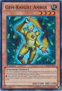 Gem-Knight Amber #HA06-EN033