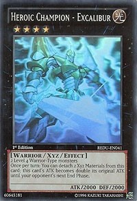 Heroic Champion - Excalibur (Ghost Rare) #REDU-EN041