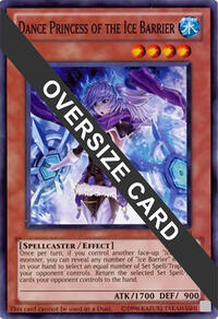 Dance Princess of the Ice Barrier (Oversized) #STBL-EN033
