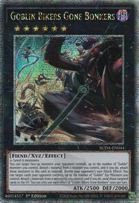 Goblin Bikers Gone Bonkers (Quarter Century Secret Rare) #SUDA-EN044