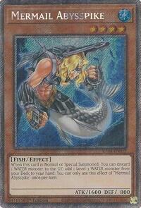 Mermail Abysspike (Platinum Secret Rare) #RA04-EN012