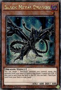 Black Metal Dragon (Quarter Century Secret Rare) #RA04-EN016